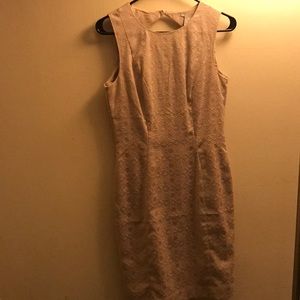 Nude pinned dress